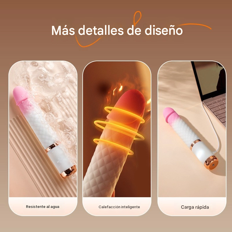 Dildo Vibrador Telescopico, SexMachine, Mando APP. - Imagen 4