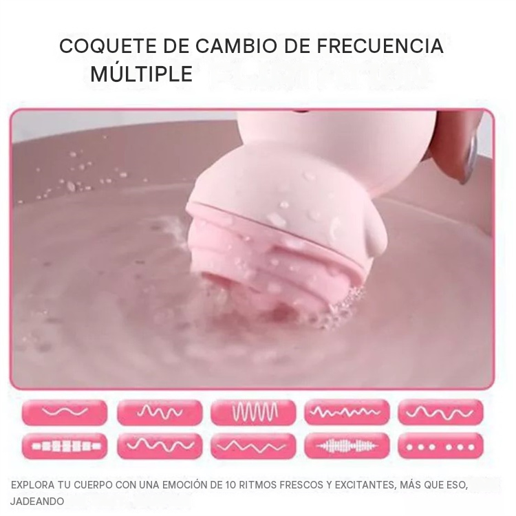 Vibrador Discreto Cochinito Con Lengua Vibradora. - Imagen 2