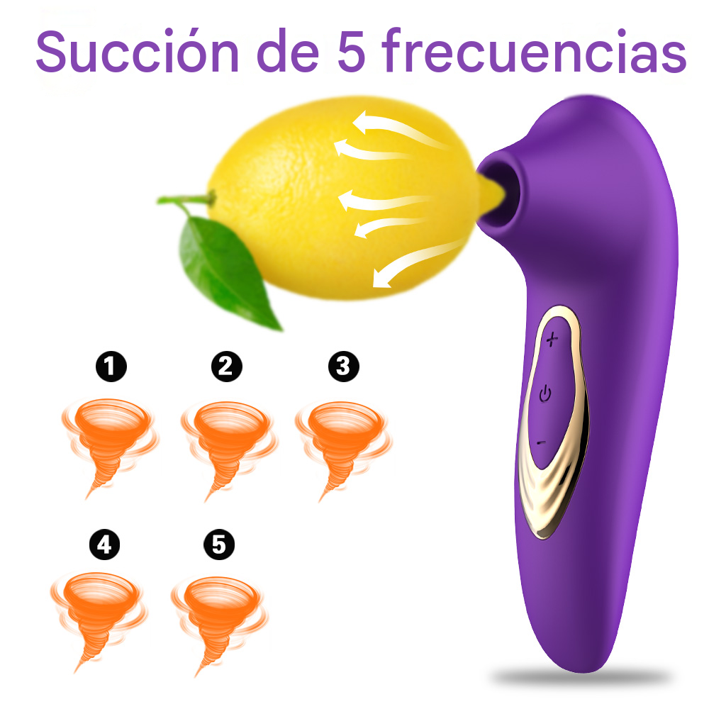 Concha Succionadora 5 frecuencias, Recargable. - Imagen 5