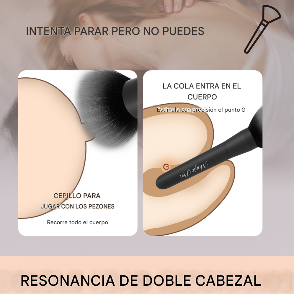 Vibrador Tipo Brocha. Discreto. - Imagen 5