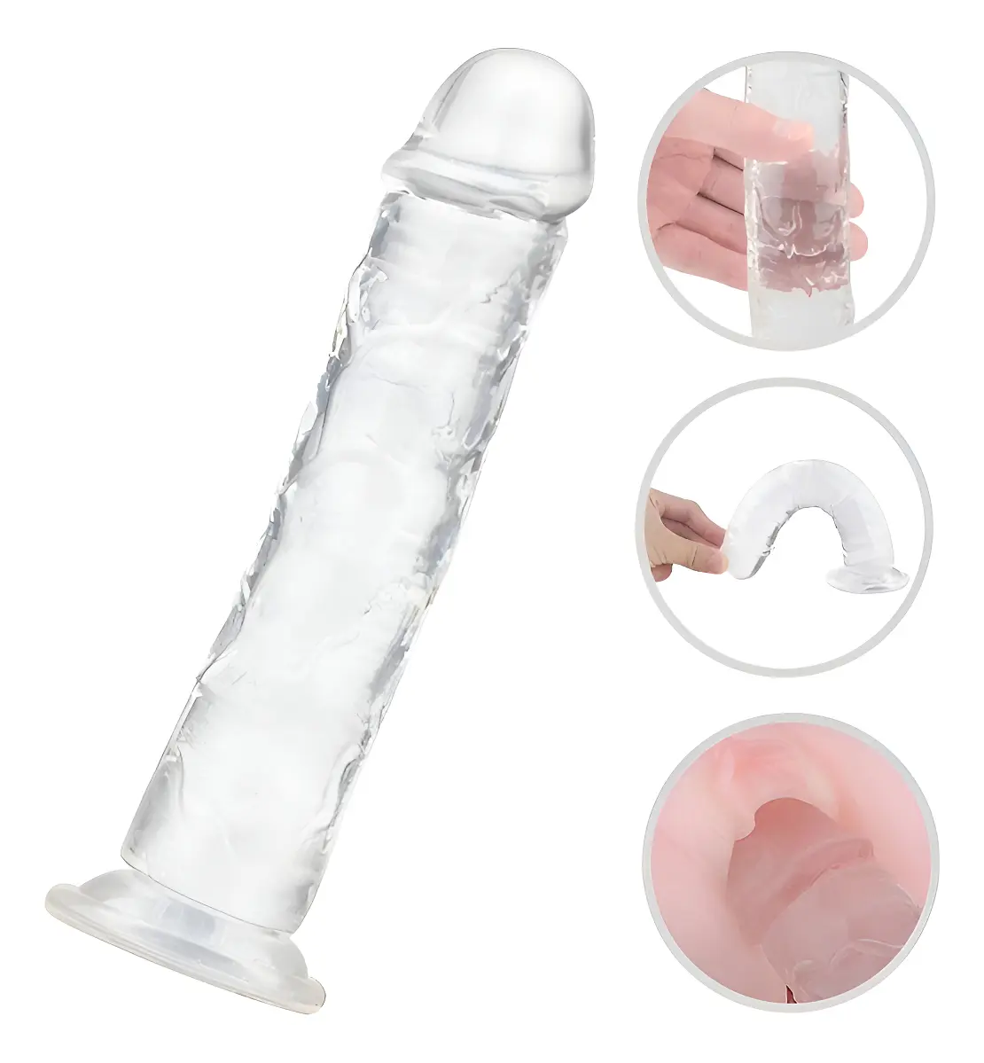 Dildo Consolador Silicona Sin Testículos 20cm