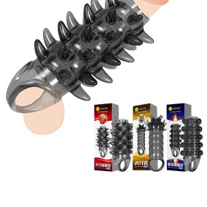 Fundas Tipo Condón Silicona. Negra.