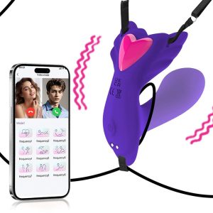 Vibrador Mariposa Tipo Panty Doble Punto Control APP