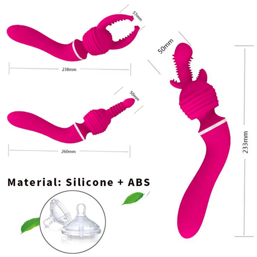 Vibrador Punta Intercambiable 19Cm - Imagen 4
