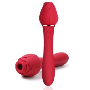 Super Rosa Doble Funcion Vibradora y Succionadora