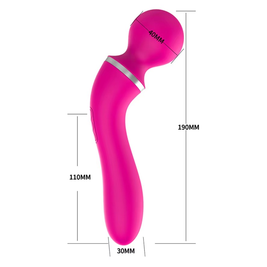 Vibrador Punta Intercambiable 19Cm - Imagen 2