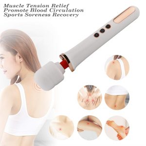Vibrador Jumbo Blanco Recargable 32Cm