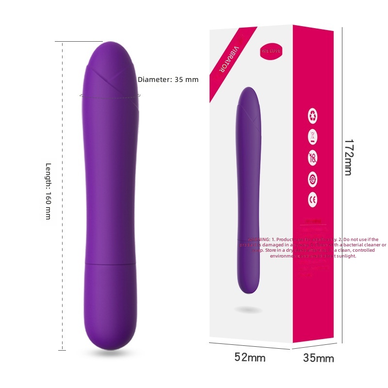 Vibrador Tipo Varita Lisa Multi Frecuencia.