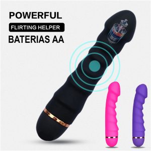 Vibrador Tipo Varita SemiCurvo (Pilas)