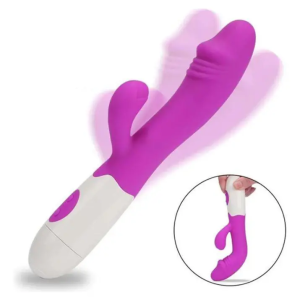 Vibrador Tipo Conejo Recargable 19.5cm