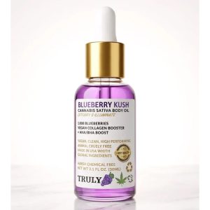 Aceite Corporal Truly Para Masajes, Propiedades aclarante.