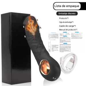 Vibrador Tipo Dildo Con Agarre Recargable 22Cm