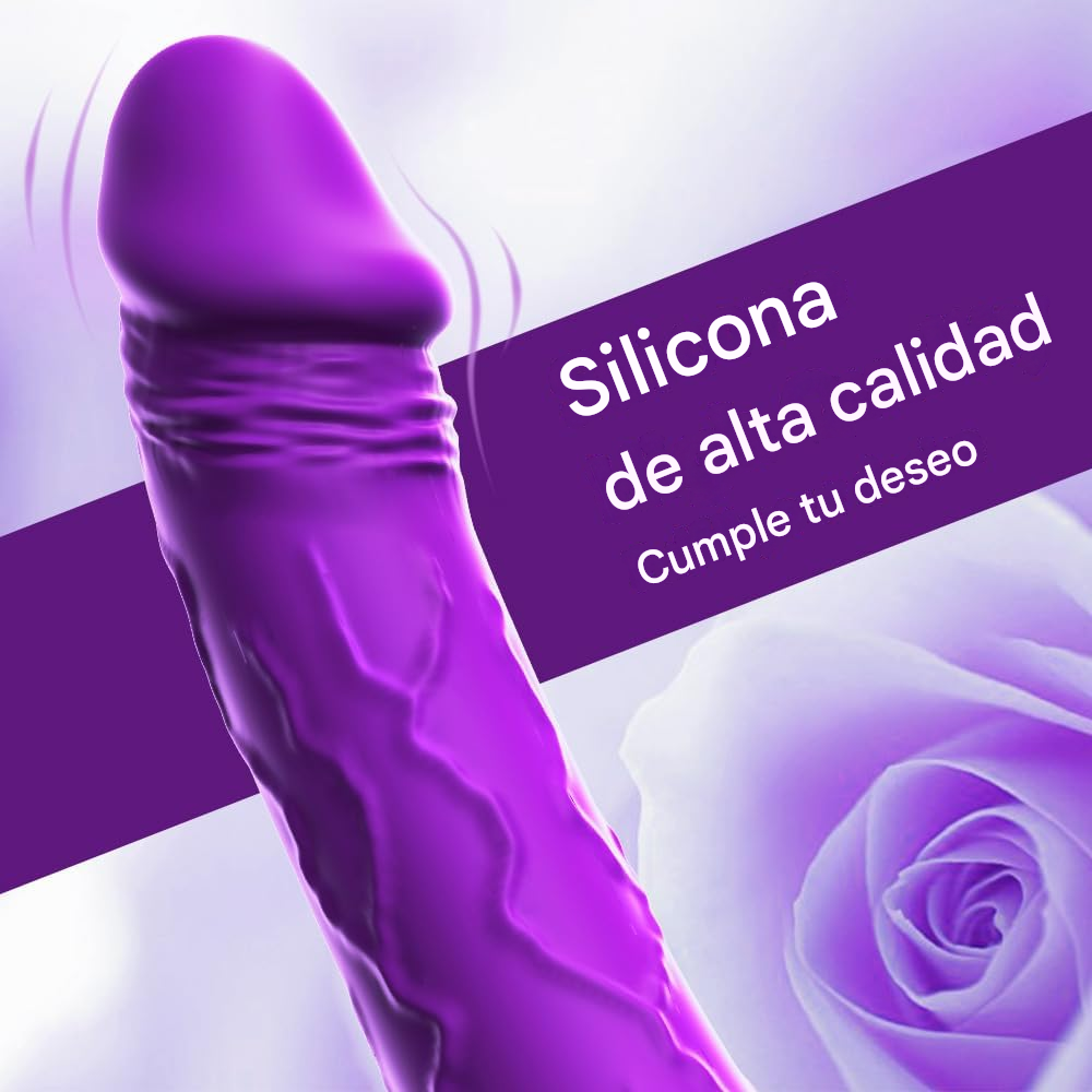 Vibrador Tipo Dildo 19.5Cm Recargable 10 Modos - Imagen 5