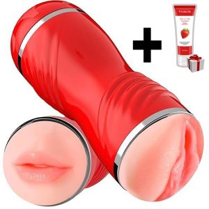 Masturbador de Hombre 2en1 Silicona.